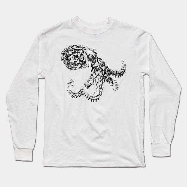 Octopus Long Sleeve T-Shirt by Nimmersatt